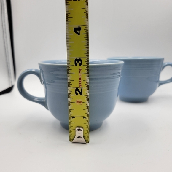 Fiesta Homer Laughlin Periwinkle Blue Coffee Mugs - Set of 2 - Picture 4 of 5